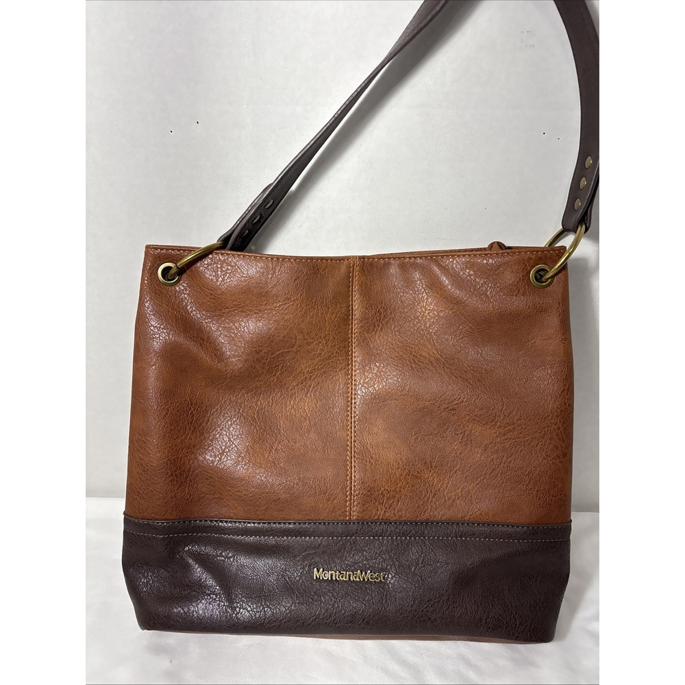 Montana West Hobo Shoulder Handbag Purse Vegan Leather Nice